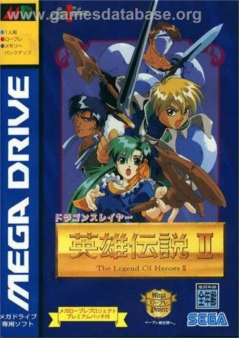 Cover Dragon Slayer II - The Legend of Heroes for Genesis - Mega Drive